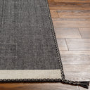 Bushra BUS-2301 Beige / Black Rug