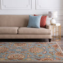 Caesar CAE-1052 Brown / Burnt Orange Rug