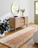 Caesar CAE-1124 Burnt Orange / Dark Brown Rug