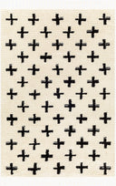 Casablanca Shag CAG-2303 Black / Ivory Rug
