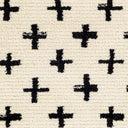 Casablanca Shag CAG-2303 Black / Ivory Rug