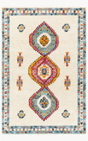 Casablanca Shag CAG-2307 Black / Burgandy Rug