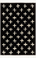 Casablanca Shag CAG-2308 Black / Ivory Rug