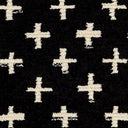 Casablanca Shag CAG-2308 Black / Ivory Rug