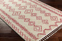 Casablanca Shag CAG-2313 Burgandy / Ivory Rug