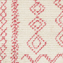 Casablanca Shag CAG-2313 Burgandy / Ivory Rug