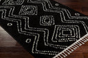 Casablanca Shag CAG-2315 Black / Ivory Rug