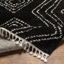 Casablanca Shag CAG-2315 Black / Ivory Rug