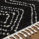 Casablanca Shag CAG-2315 Black / Ivory Rug