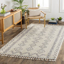 Casablanca Shag CAG-2316 Ivory / Medium Gray Rug