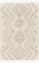 Casablanca Shag CAG-2317 Ivory / Medium Gray Rug