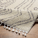 Casablanca Shag CAG-2317 Ivory / Medium Gray Rug