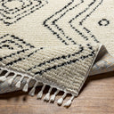 Casablanca Shag CAG-2318 Black / Ivory Rug