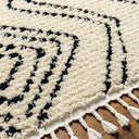 Casablanca Shag CAG-2318 Black / Ivory Rug