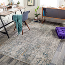 Cardiff CDF-2300 Beige / Blue Rug