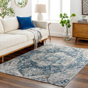 Cardiff CDF-2307 Blue / Camel Rug