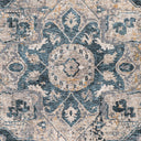 Cardiff CDF-2307 Blue / Camel Rug