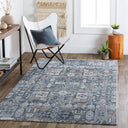 Cardiff CDF-2309 Blue / Camel Rug