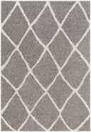 Cloudy Shag CDG-2313 Charcoal / Off-White Rug
