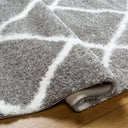 Cloudy Shag CDG-2313 Charcoal / Off-White Rug