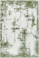 Cloudy Shag CDG-2329 Grass Green / Off-White Rug