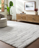 Cloudy Shag CDG-2336 Gray / Ivory Rug