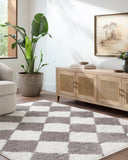 Cloudy Shag CDG-2339 Brown / Ivory Rug