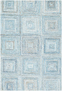 Calgary CGR-2301 Dark Blue / Ice Blue Rug