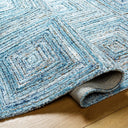 Calgary CGR-2301 Dark Blue / Ice Blue Rug