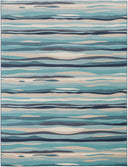 City CIT-2321 Aqua / Charcoal Rug
