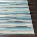 City CIT-2321 Aqua / Charcoal Rug