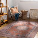 Colin CLN-2306 Blue / Burnt Orange Rug