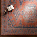 Colin CLN-2306 Blue / Burnt Orange Rug