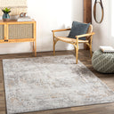 Carmel CRL-2304 Brown / Dark Blue Rug