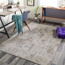 Carmel CRL-2310 Brown / Dark Blue Rug