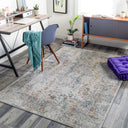 Carmel CRL-2317 Blue / Brown Rug
