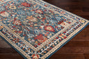 Crafty CRT-2308 Burgandy / Dark Blue Rug