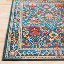 Crafty CRT-2308 Burgandy / Dark Blue Rug