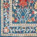Crafty CRT-2308 Burgandy / Dark Blue Rug