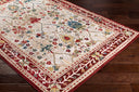 Crafty CRT-2309 Burgandy / Dark Blue Rug
