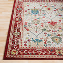 Crafty CRT-2309 Burgandy / Dark Blue Rug