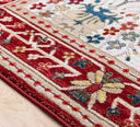 Crafty CRT-2309 Burgandy / Dark Blue Rug