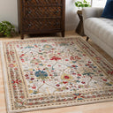 Crafty CRT-2311 Burgandy / Dark Blue Rug