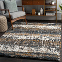 Celestial Shag CSG-2302 Cream / Dark Blue Rug