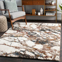 Celestial Shag CSG-2304 Burgandy / Cream Rug