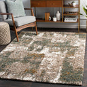 Celestial Shag CSG-2306 Cream / Dark Brown Rug