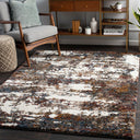 Celestial Shag CSG-2307 Burgandy / Cream Rug
