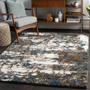 Celestial Shag CSG-2308 Cream / Dark Blue Rug