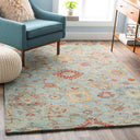 Classic Nouveau CSN-1004 Aqua / Charcoal Rug