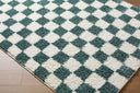 Czechia CZE-2303 Deep Teal / Ivory Rug